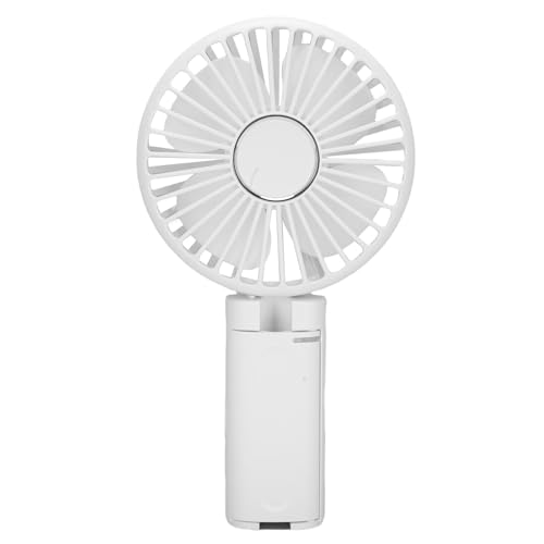 Pongnas Clip auf Regenschirmlüfter Tragbarer Kühlungslüfter Dachklemme USB Wiederaufladbare Handheld -Lüfter 3 Windgeschwindigkeiten für Haus Im Freien Office Weiß weiß von Pongnas