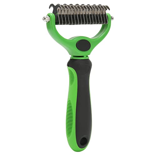 Pongnas Deshedding Hundepinsel, Hundebinsel Zum Abgießen des Kamms für Hunde, der Kamm und Demat -Werkzeug Doppelseitige Knoten Entfernen, Pflegemassage Hund Deshedding Pinsel für Hunde, (L Grün Pongnas Deshedding Hundepinsel, Hundebinsel Zum Abgießen des Kamms für Hunde, der Kamm und Demat -Werkzeug Doppelseitige Knoten Entfernen, Pflegemassage Hund Deshedding Pinsel für Hunde, (L Grün von Pongnas