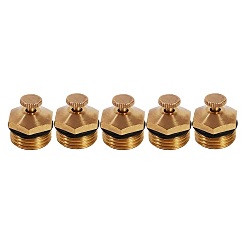 Pongnas Einstellbare Zentrifugalatomisierungsdüse Rasengarten Sprinkler Mikrostrahl Messing Spray 5pcs DN15 Bewässerung von Pongnas