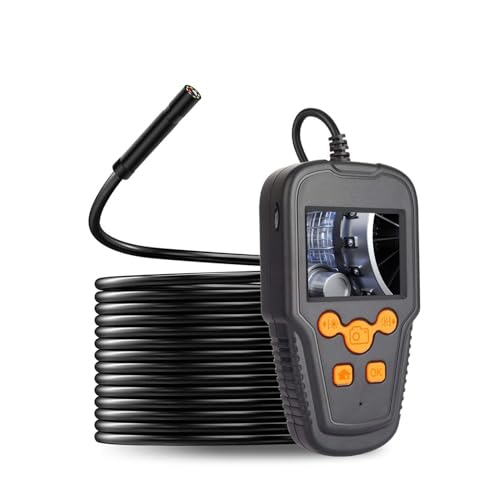 Pongnas Endoskopkamera 2,4 Zoll LCD -Bildschirm 1080p High Definition 8mm IP68 Industrial Home Inspection Boorscope mit 8 LEDs -Licht (5,5 mm Objektiv & 2Meter) von Pongnas