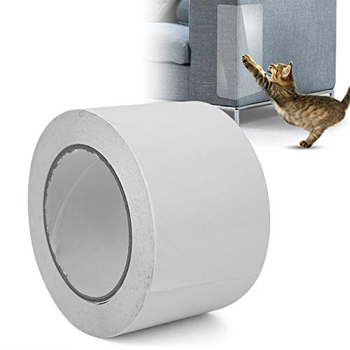 Pongnas Katzenband für Möbel, Cat Tape Cat Kratzermöglichkeitenschutzmöbel Beschützer Transparent Klarer Katzenkratzer -Abschreckungsband für Möbel, Couch, Teppich, Türen von Pongnas