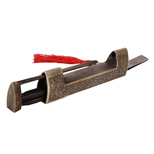Pongnas Kleine Schloss, Kleine Schlösser Hasp -Latch Retro Box Latch Antique Messing Horizontales Vorhängeschloss für Geschenkboxen Schränke Pongnas Kleine Schloss, Kleine Schlösser Hasp -Latch Retro Box Latch Antique Messing Horizontales Vorhängeschloss für Geschenkboxen Schränke von Pongnas
