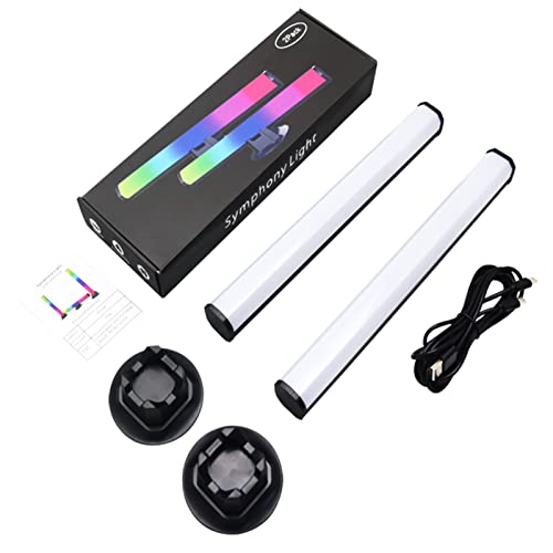 Pongnas LED-Leuchten für Schlafzimmer, DJ Light Bar Wiederaufladbare LED-Lichtleiste mit Hohen Hellen LEDs DC5V für E-Sports, Brettspiele, Schlafzimmer, Studium, Wohnzimmer, Party von Pongnas