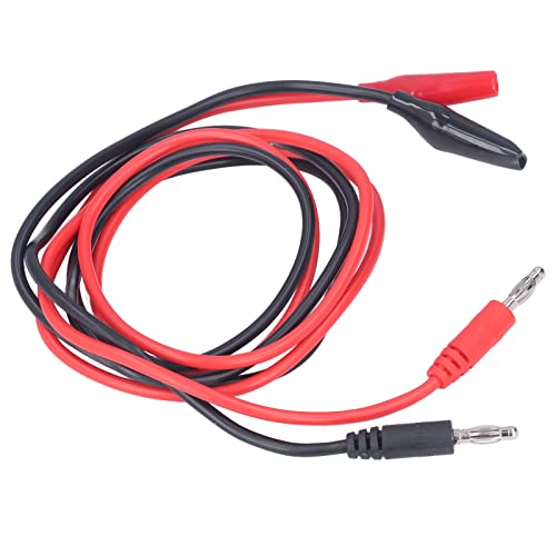 Pongnas Multimeter -Leitungen, Multimeter -Test Leads Bananenstopfen Elektronischer Kraftstester Krokodil Clamp/Holder Test Leads 2000V 20A 41in 104 Cm von Pongnas