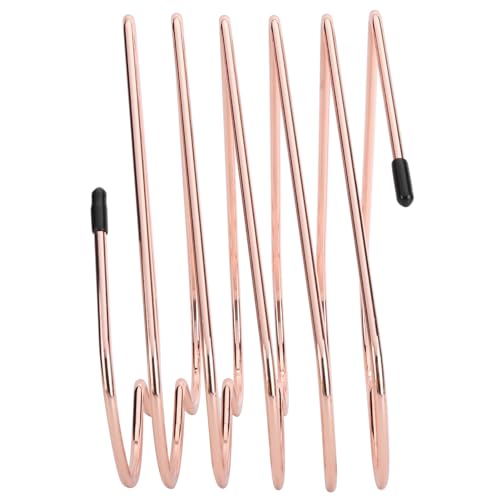 Pongnas Schreibtischbuch Speicherregal Teleskop Datei Ordner Stand Organizer Handwerksmittel Dekoration Dekoration (Roségold) von Pongnas