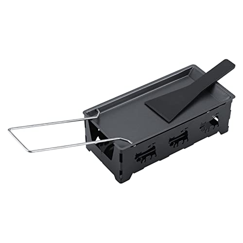 Pongnas Tragbares Non -Stick -Käse Raclette Rotaster Backschale Herd Set Home Kitchen Grillwerkzeug für Köstliche Mahlzeiten überall von Pongnas
