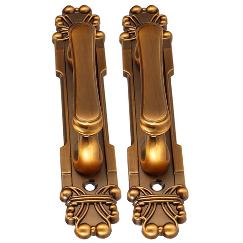 Pongnas Türschlösser für Haustür, Türgriff Vordertürschloss -Set mit Seinem Exquisite Design -Zink Legierungsmaterial für Innen und Außenbereiche von Pongnas