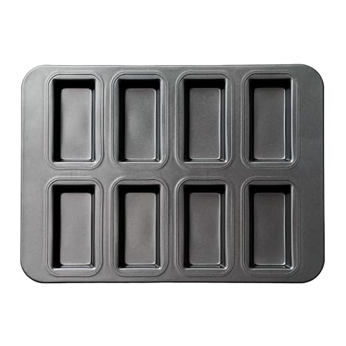 Financier Mould Financier Cake Pan Non-Stick Muffin Pan Biscuits Cookies Mini Laib Tray Bakeware for Oven von Ponixa