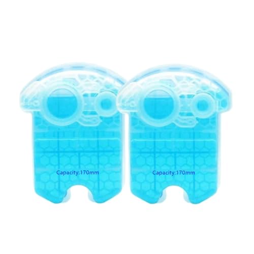 170ml /5.75 fl oz Rasierer-Waschlösung。 Kompatibel für Braun 5050cc。 Nachfüllbare Rasierreinigungslösung。(2pcs) von PonpEd