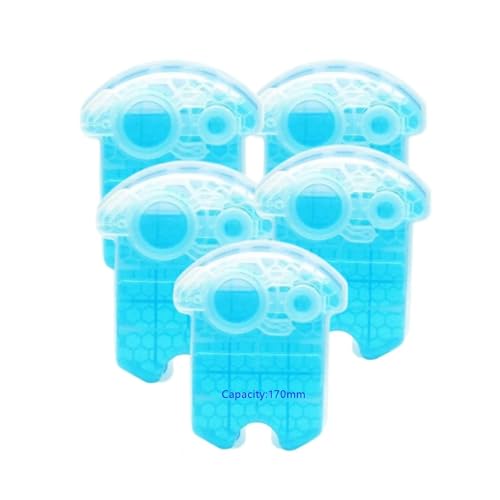 170ml /5.75 fl oz Rasierer-Waschlösung。 Kompatibel für Braun 9280cc,9290cc。 Nachfüllbare Rasierreinigungslösung。(5pcs) von PonpEd