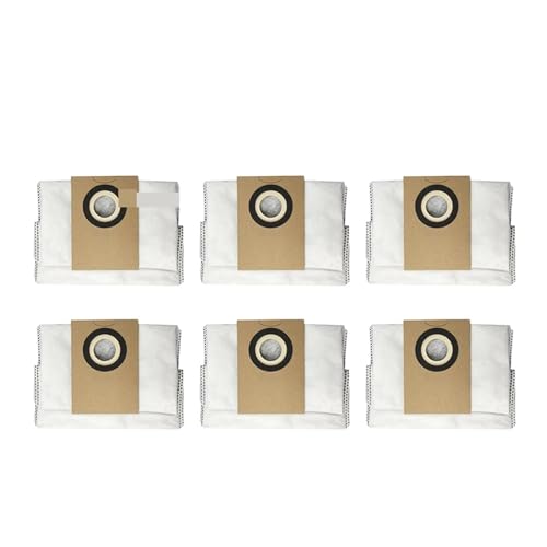 Staubbeutel mit großer Kapazität. Kompatibel mit VIOMI Alpha 2 Pro. Teile for Roboterstaubsauger. Ersatz for Haushaltszubehör-Sets (Color : 6 pcs) von PonPed
