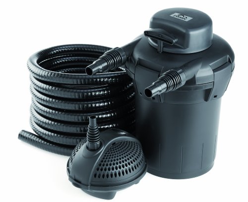 Pontec 50753 PondoPress Set 5000, für Teiche bis 5.000 L (ohne Fischbesatz) - Druckfilterset, Filterpumpe (1500 l/h), Teichfilter mit 7 Watt UVC-Leistung Pontec 50753 PondoPress Set 5000, für Teiche bis 5.000 L (ohne Fischbesatz) - Druckfilterset, Filterpumpe (1500 l/h), Teichfilter mit 7 Watt UVC-Leistung von Pontec
