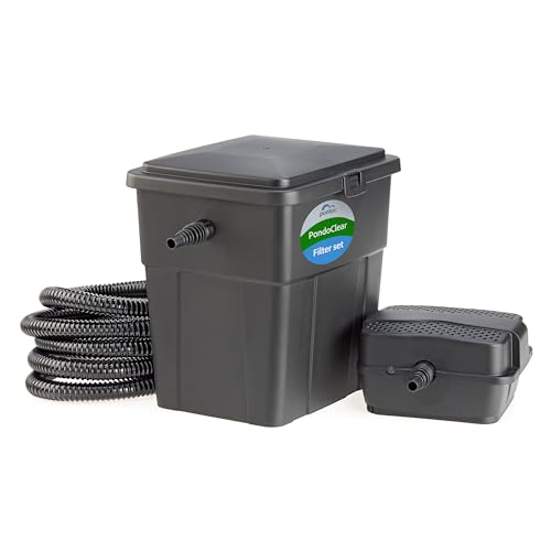 Pontec 51226 PondoClear Set 4000 - Mehrstufiges Filtersystem aus Durchlauffilter und UVC-Einheit (7 Watt) / Komplettset, Blau Pontec 51226 PondoClear Set 4000 - Mehrstufiges Filtersystem aus Durchlauffilter und UVC-Einheit (7 Watt) / Komplettset, Blau von Pontec