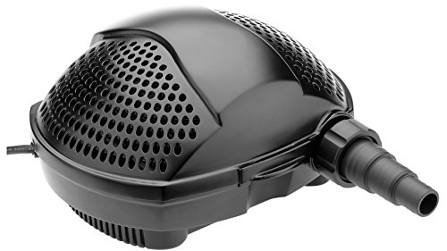 Pontec 51178 PondoMax Eco 11000 - Filter- und Bachlaufpumpe / energieeffiziente Pumpe für Bachläufe / zur Filtereinspeisung, Schwarz von Pontec