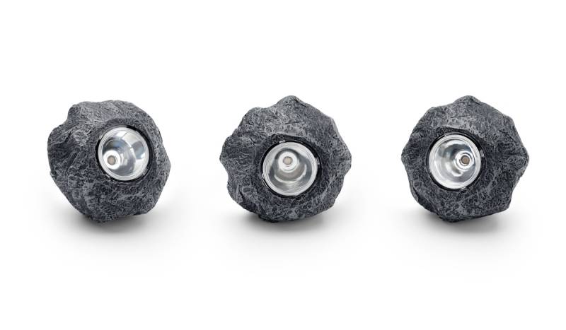 Pontec Teich - und Gartenbeleuchtung PondoStar LED Rocklight Set 3 von Pontec