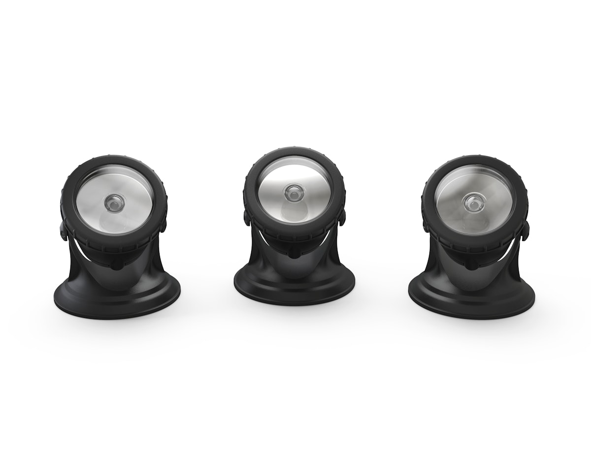 Pontec Teich- und Gartenbeleuchtung PondoStar LED warm Set 3 von Pontec