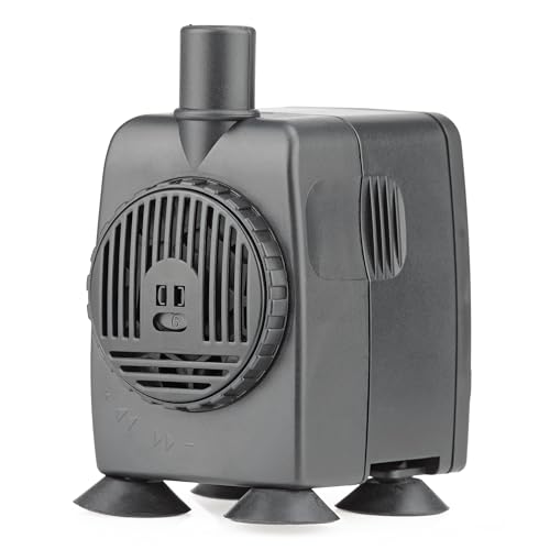 Pontec 57508 PondoCompact 1200 - Outdoor-Statuenbrunnenpumpe / kompakte Brunnenpumpe für Fontänen und Wasserspiel, Schwarz von Pontec
