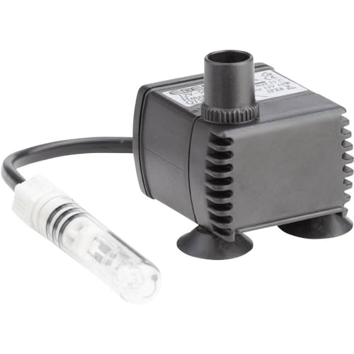 Pontec 57502 PondoCompact 300iL - Indoor-Statuenbrunnenpumpe, kompakte Brunnenpumpe für Fontänen und Wasserspiel, inklusive Eco-Halogenleuchte von Oase