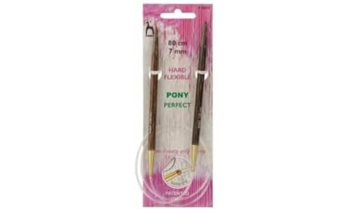 Pony P43015 Nadeln, Braun, 80cm, 7mm von Pony