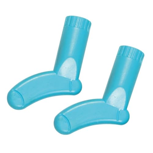 Pony Punktenbeschützer aus Kunststoff, klein, Blau - 2 Stück von Pony