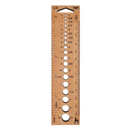 Pony Stricklehre Rechteck Holz - 1Stk Pony Stricklehre Rechteck Holz - 1Stk von Pony