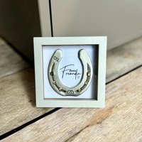 Mini Hufeisen Glücksbringer Lieblingsmensch Beste Freundin Im Bilderrahmen Geburtstagsgeschenk Geldgeschenk Auf Lager Sofortkauf von PonypantoffelnShop