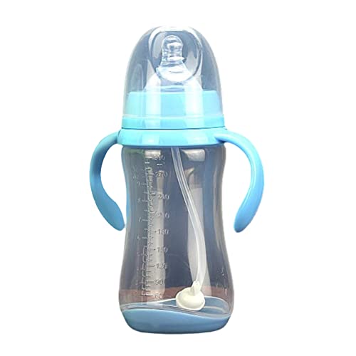 300 ml Breitkaliber PP Babyflasche mit Anti Drop Anti Blähungen Kunststoff Babyflasche 32 Oz Plastikbecher Mit Deckel von Poo4kark