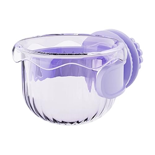 Automatischer Vogelfutterspender für Innenräume mit großer Kapazität einfacher Befestigung am Käfig (Purple, 7.2X9.5X5CM) von Poo4kark