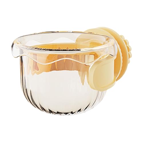 Automatischer Vogelfutterspender für Innenräume mit großer Kapazität einfacher Befestigung am Käfig (Yellow, 7.2X9.5X5CM) von Poo4kark