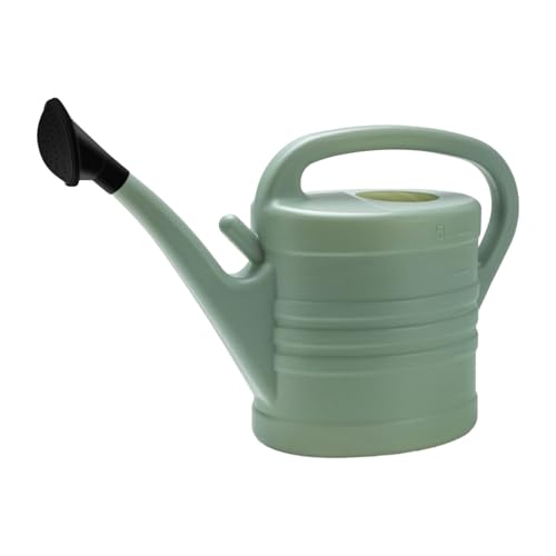 Poo4kakr Outdoor Gießkannen Klassische 10-l-Gartengießkanne Kunststoff für den Innen- Außenbereich, zum Gießen von Blumen im Innenbereich, für den Garten zu Hause oder in der (Green, 30x31x32cm) von Poo4kark