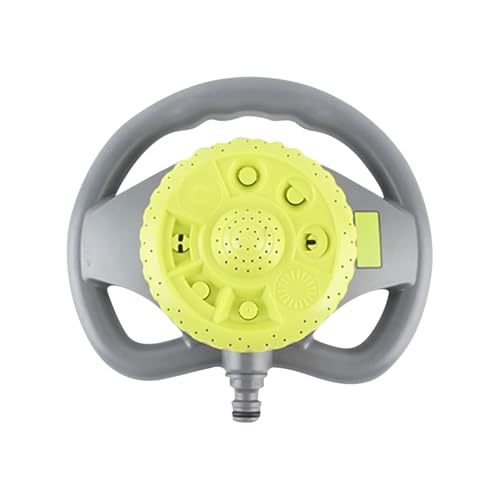 Poo4kark Gartensprinkler, Outdoor-Wasserbewässerungsscheibe, Kunststoff-Sprühgerät für den effiziente Abdeckung, langlebiges Design (Grey, 20cm) von Poo4kark