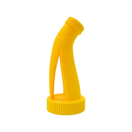 Poo4kark Home Bewässerungswerkzeug für Töpfe im Gartenbau. Abnehmbare Belüftungstankdüse. Der ultimative Gärtnerassistent für präzises effizientes Gießen. (Yellow, 14x8x5.1cm) von Poo4kark