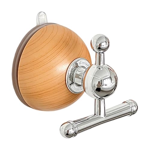 Poo4kark Home Keine Notwendigkeit zu stanzen Saugnapf Haken Wiederverwendbare Wand montiert Badezimmer Haken Starke Tragfähigkeit (Yellow, 8x7x7 cm) von Poo4kark