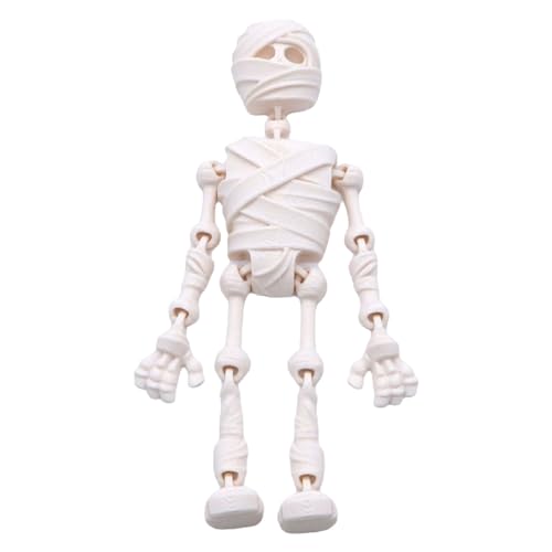 Poo4kark Home -Kühlschrankmagnet, 3D-gedruckt, lustige -Kühlschrankmagnete, Mini-Kühlschrankmagnete mit beweglichen Gelenken, farbiger menschlicher Kühlschrankspind, (White, One Size) von Poo4kark