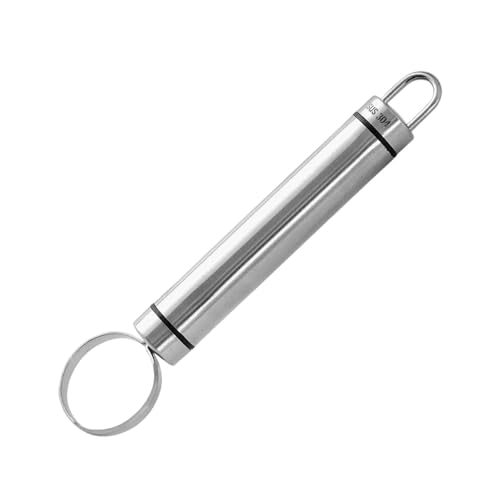 Poo4kark Home Multifunktionales Pfirsichentkerner-Set, Edelstahl, Obstkernentferner, Werkzeuge, kompaktes Küchengerät, 1 Stück (Silver, 16x3.2cm) von Poo4kark