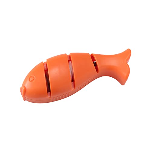 Poo4kark Home Needed Fischförmiger Messerschärfer Kreativer Fischförmiger Mini-Messerschärfer Wolframstahl Keramik Küche Küche Multifunktionaler DREI-in-Eins-Schärfer Küche Kreativer von Poo4kark