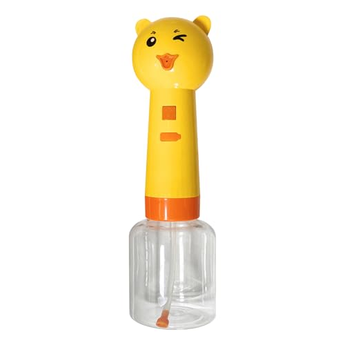Poo4kark Reinigungsschaummaschine Automatischer Seifenspender Wiederaufladbare Shampoo-Mischflasche Bad (Yellow, 8x27.5cm) von Poo4kark