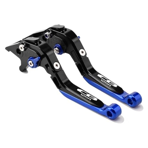 PooBa Motorrad Bremshebel Hebel Für Honda CB125R CB 125R CB 125 R CNC-Verstellbarer Faltbarer Ausziehbarer Rollerbrems- Und Kupplungshebelgriff Bremskupplungshebel Lenker (Color : D) von PooBa