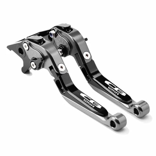 PooBa Motorrad Bremshebel Hebel Für Honda CB125R CB 125R CB 125 R CNC-Verstellbarer Faltbarer Ausziehbarer Rollerbrems- Und Kupplungshebelgriff Bremskupplungshebel Lenker (Color : P) von PooBa