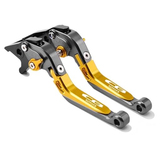 PooBa Motorrad Bremshebel Hebel Für Honda CB125R CB 125R CB 125 R CNC-Verstellbarer Faltbarer Ausziehbarer Rollerbrems- Und Kupplungshebelgriff Bremskupplungshebel Lenker (Color : U) von PooBa