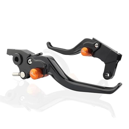 PooBa Motorrad Bremshebel Hebel Für KTM 790 Adventure R 890 /Rally Motorradlenker Verstellbar Klappbar Ausziehbar Bremskupplungshebel Lenker (Color : F) von PooBa