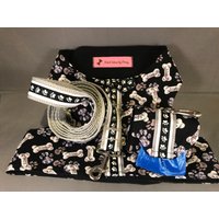 Bones & Paws Hundegeschirr in M Mit Passender Leine Und Kotbeutelspender von PoochWearByPenny