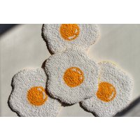 Ei Punch Needle Untersetzer, Handgemachter Becher, Getufteter Niedliches Geschenk Für Freunde Ei Punch Needle Untersetzer, Handgemachter Becher, Getufteter Niedliches Geschenk Für Freunde von PookieGift