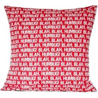 Blah Humbug Weihnachten Dekokissen Bezug Kissen Rot Weiß 18x18 von PookieandJack