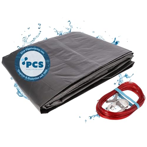 Duraol Poolabdeckung achtform I 5,50 x 3,70 m I Hochwertige Pool Abdeckplane mit Materialstärke 300g/m² I Robuste Abdeckplane Pool mit Randverstärkung I Beidseitig beschichtet & wasserdicht Duraol Poolabdeckung achtform I 5,50 x 3,70 m I Hochwertige Pool Abdeckplane mit Materialstärke 300g/m² I Robuste Abdeckplane Pool mit Randverstärkung I Beidseitig beschichtet & wasserdicht von Pool Chlor Shop