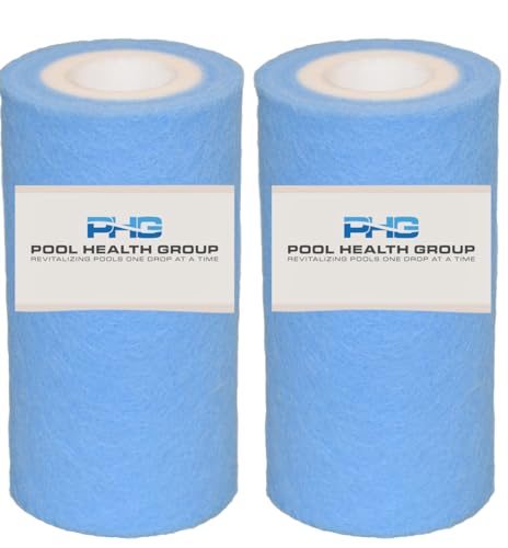 Pool Health Group Schmelzgeblasener PRB25SF Spa-Filter ersetzt Unicel C-4405, Filbur FC-2387, PRB25SF-PAIR, R172464, APCC7062, CMP 25392-000-100, 17-2464, 817-5010 Whirlpool-Filter 2er-Pack von Pool Health Group