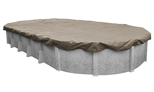 Pool Mate 571824-4 Sandstone Winter Cover for 18 by 24 Foot Oval Above-Ground Swimming Pools von Pool Mate