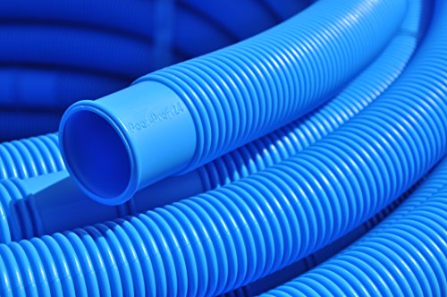 Pool-Profi24 12m Pool-Schlauch 38mm Durchmesser | Saugschlauch individuell teilbar (Blau) von Pool-Profi24.de