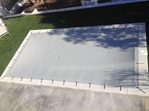 Winterabdeckung für Pool, blickdicht, für Pools von 5 x 3,5 m bis 12 x 7,5 m Winterschutzabdeckung aus PVC mit 650 g/m². von Pool System Protection