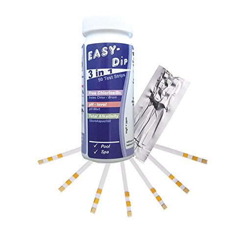 Pool-i.d TSL100 Easy Dip Teststreifen Chlor-Brom/pH/Alkalinität von POOL BLASTER